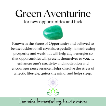 Green Aventurine Worry Stone