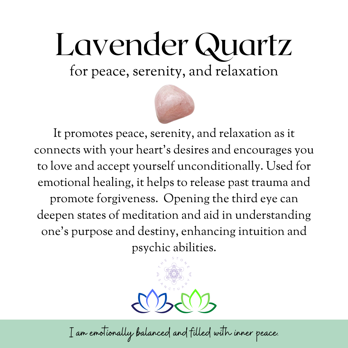 Lavender Quartz Tumbled Stones