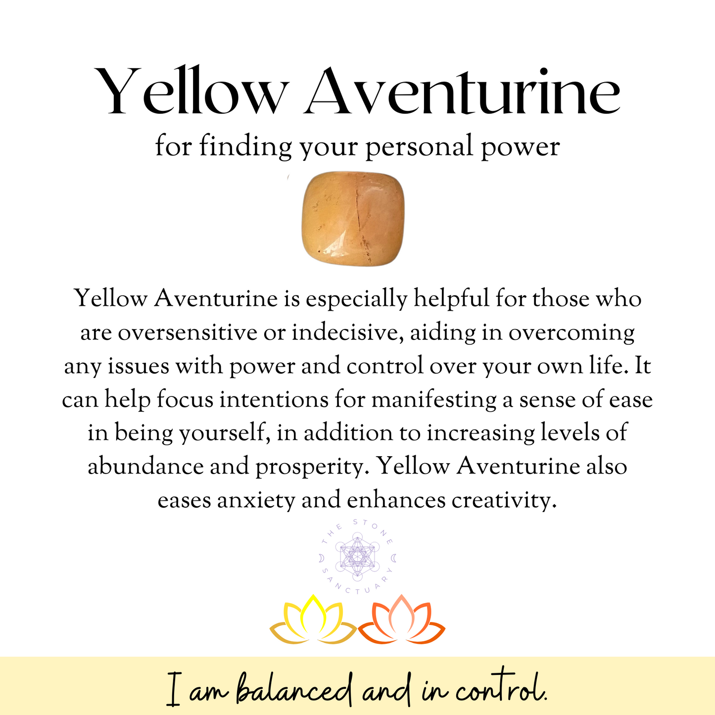 Yellow Aventurine Tumbled Stones