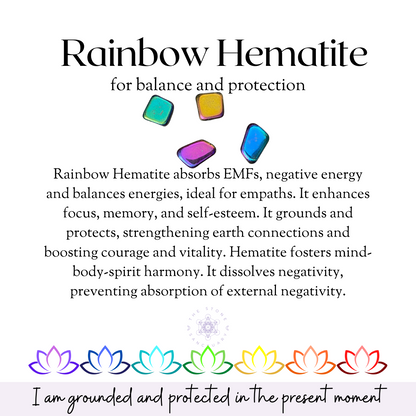 Rainbow Hematite Tumbled Stones