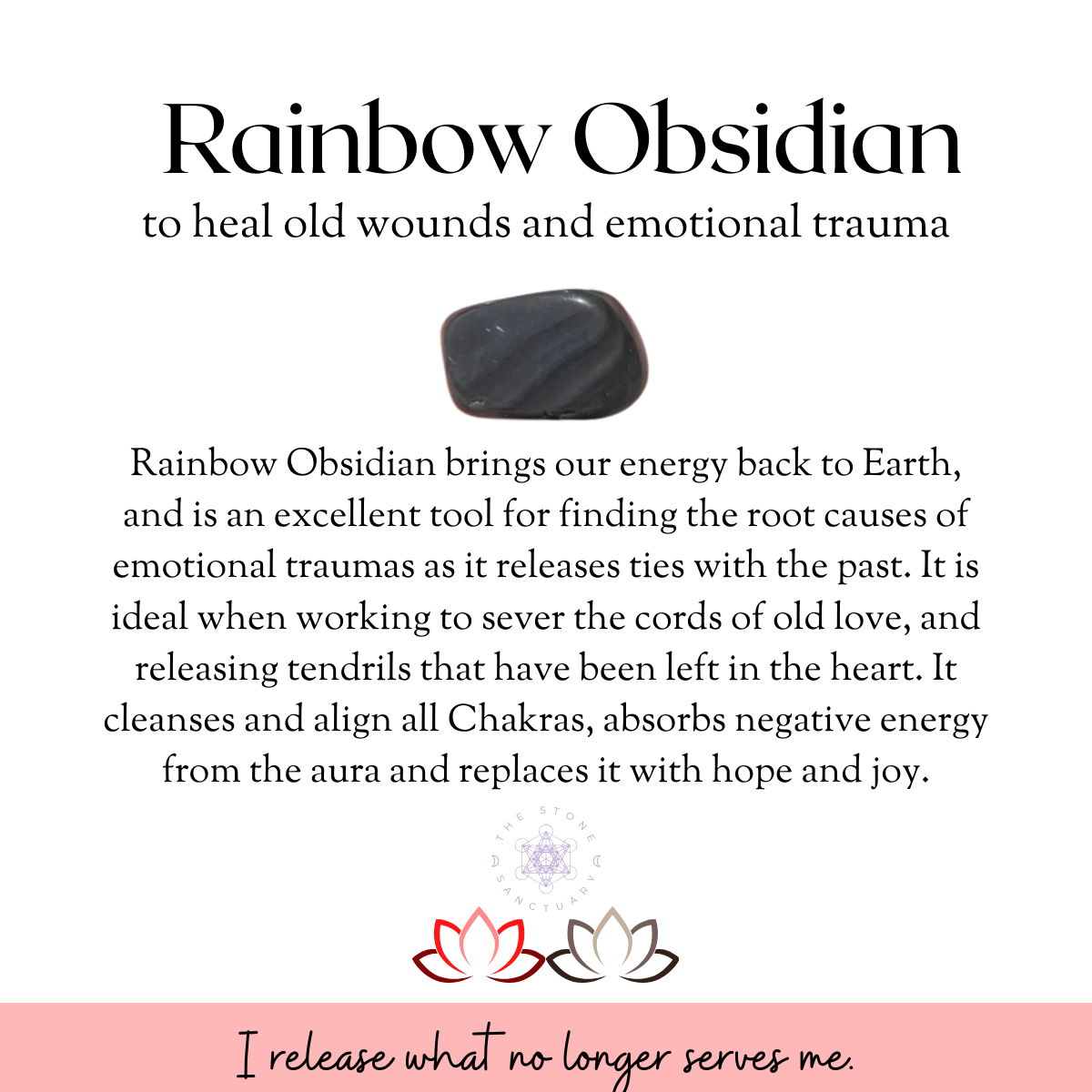 Rainbow Obsidian Tumbled Stones