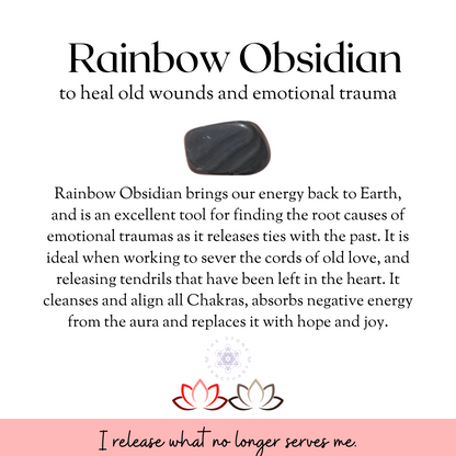 Rainbow Obsidian Tumbled Stones