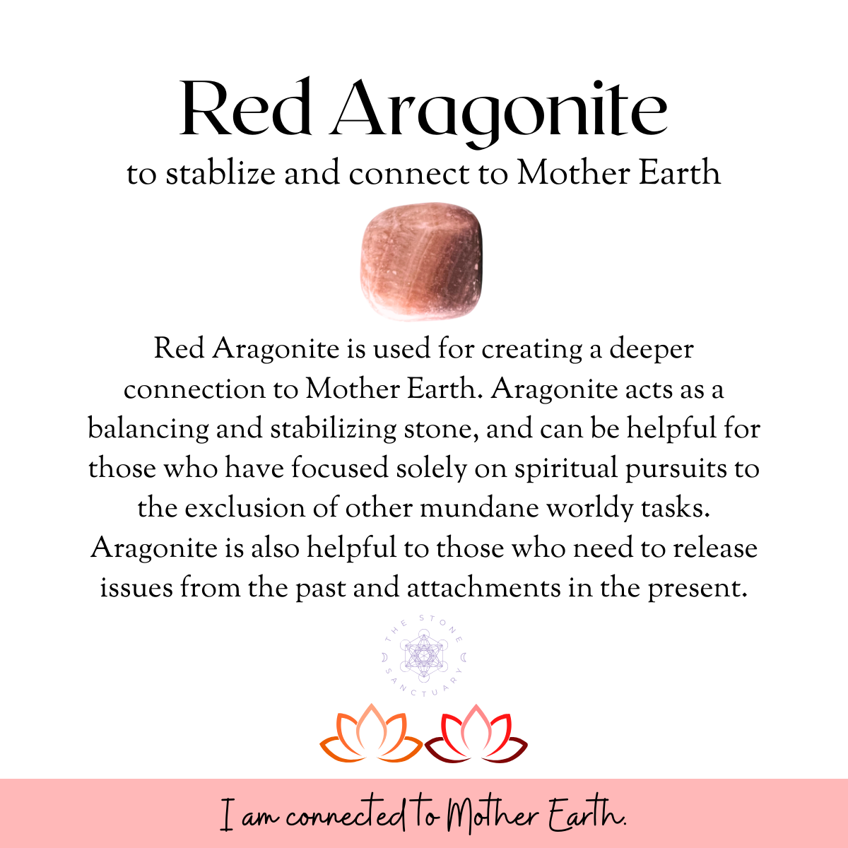 Red Aragonite Tumbled Stones