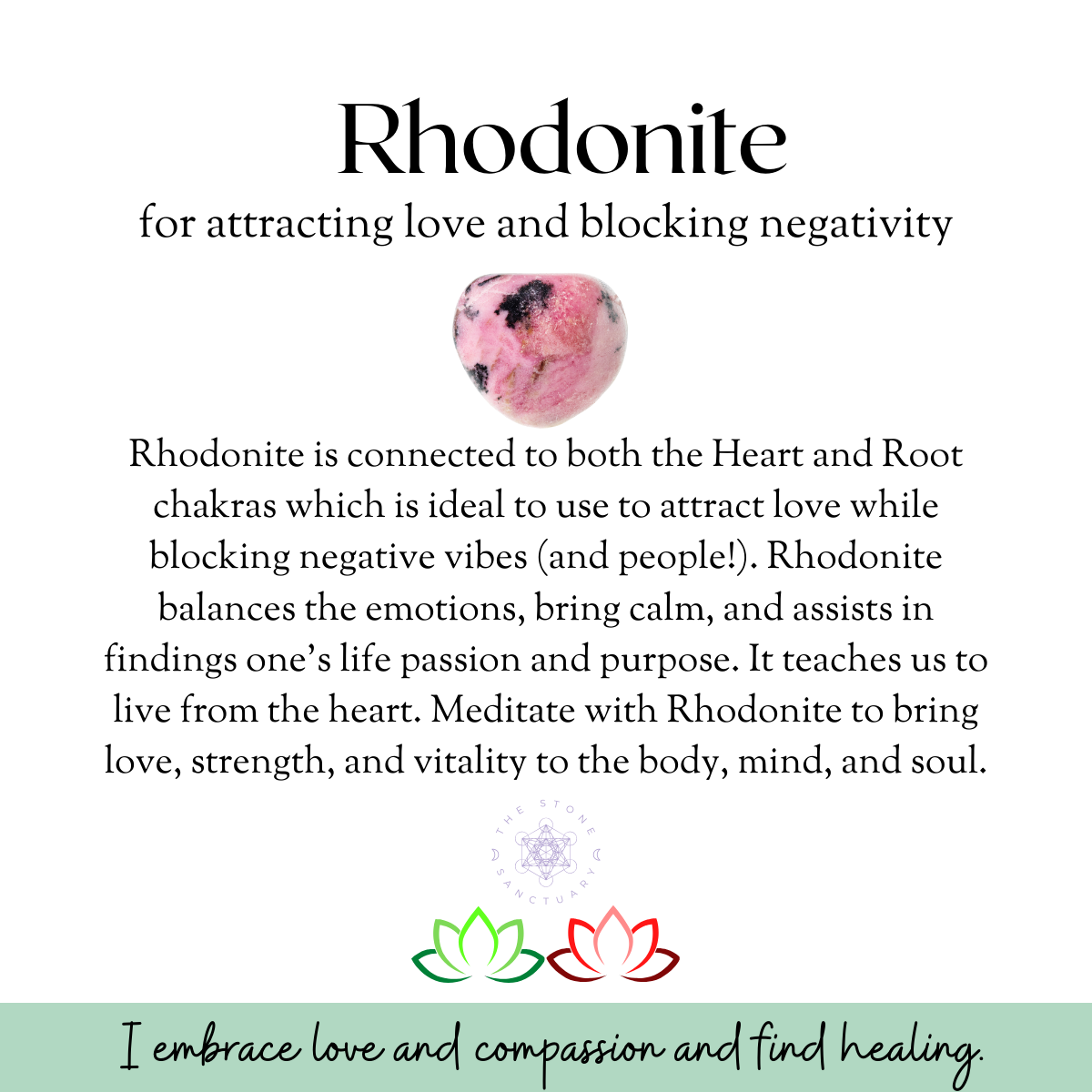 Rhodonite Elder Futhark Runes