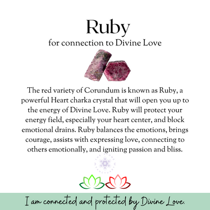 Ruby Corundum Tumbled Stones