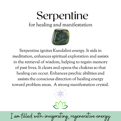 Serpentine Tumbled Stones