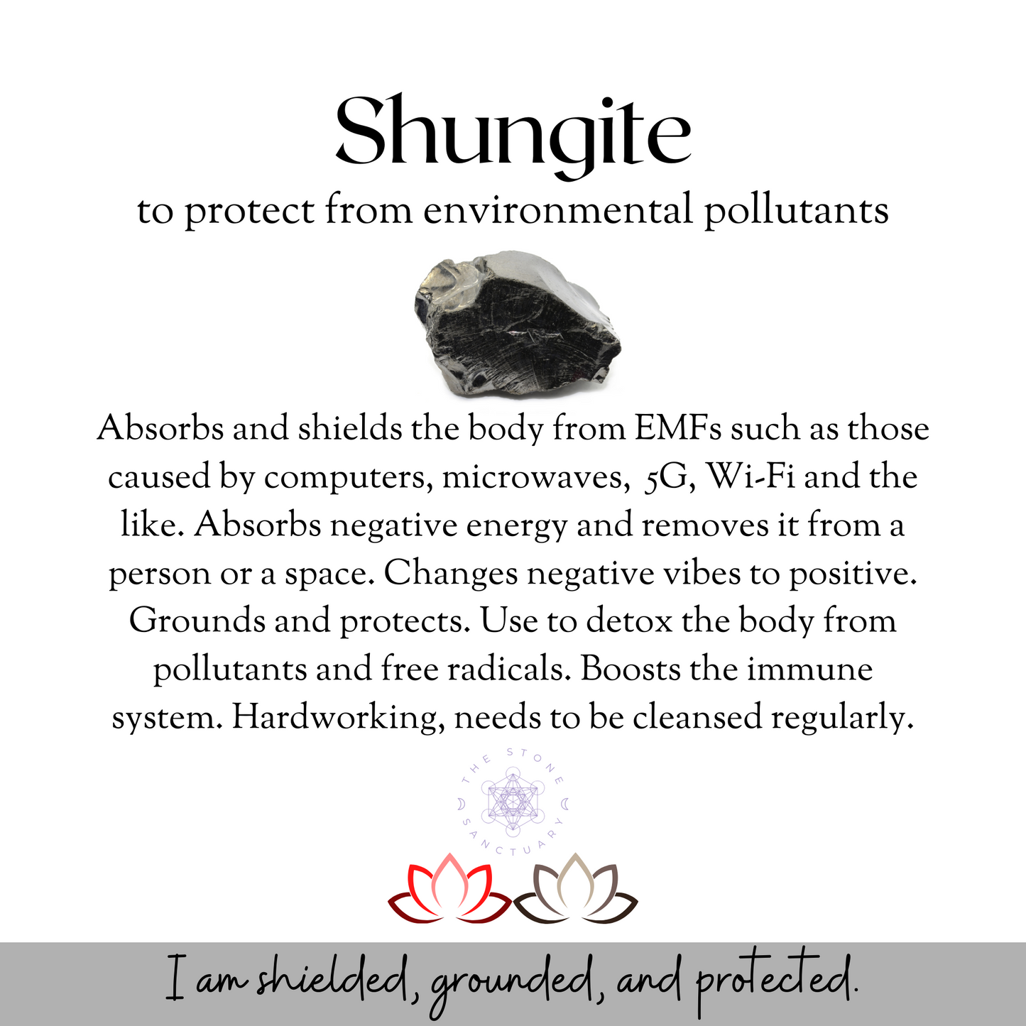 Shungite Tumbled Stones