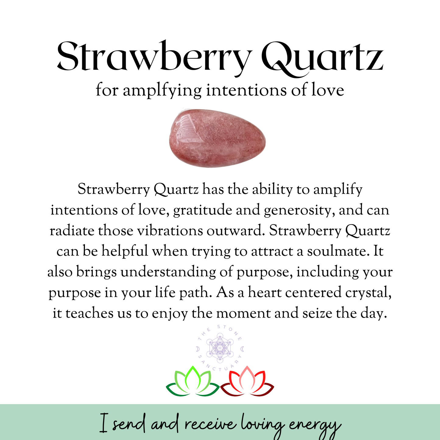 Strawberry Quartz Crystal Chips