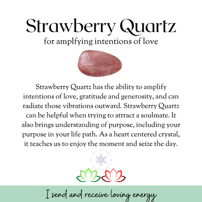 Strawberry Quartz Crystal Chips