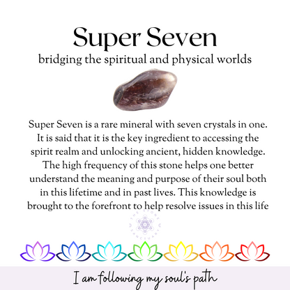 Super Seven Tumbled Stones