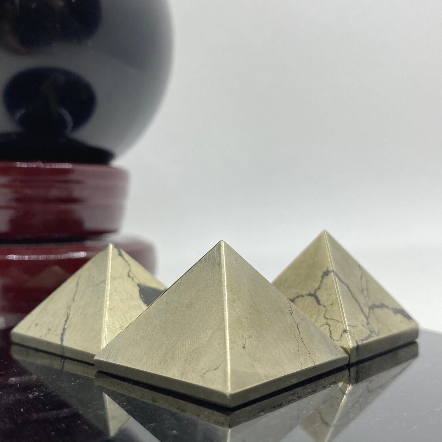 1" Mini Pyrite Pyramid