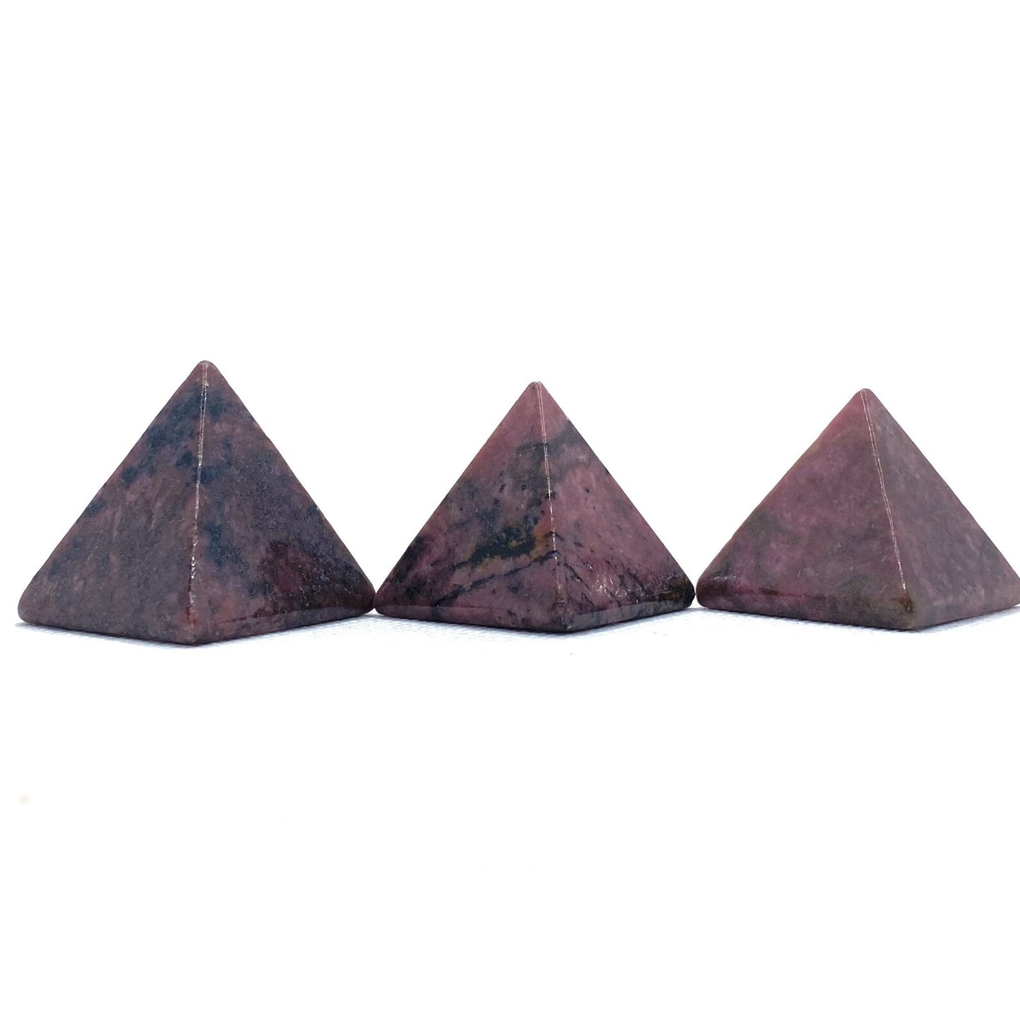 1" Mini Rhodonite Pyramid