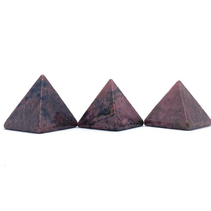 1" Mini Rhodonite Pyramid