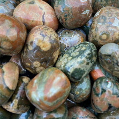 Rainforest Jasper Tumbled Stones