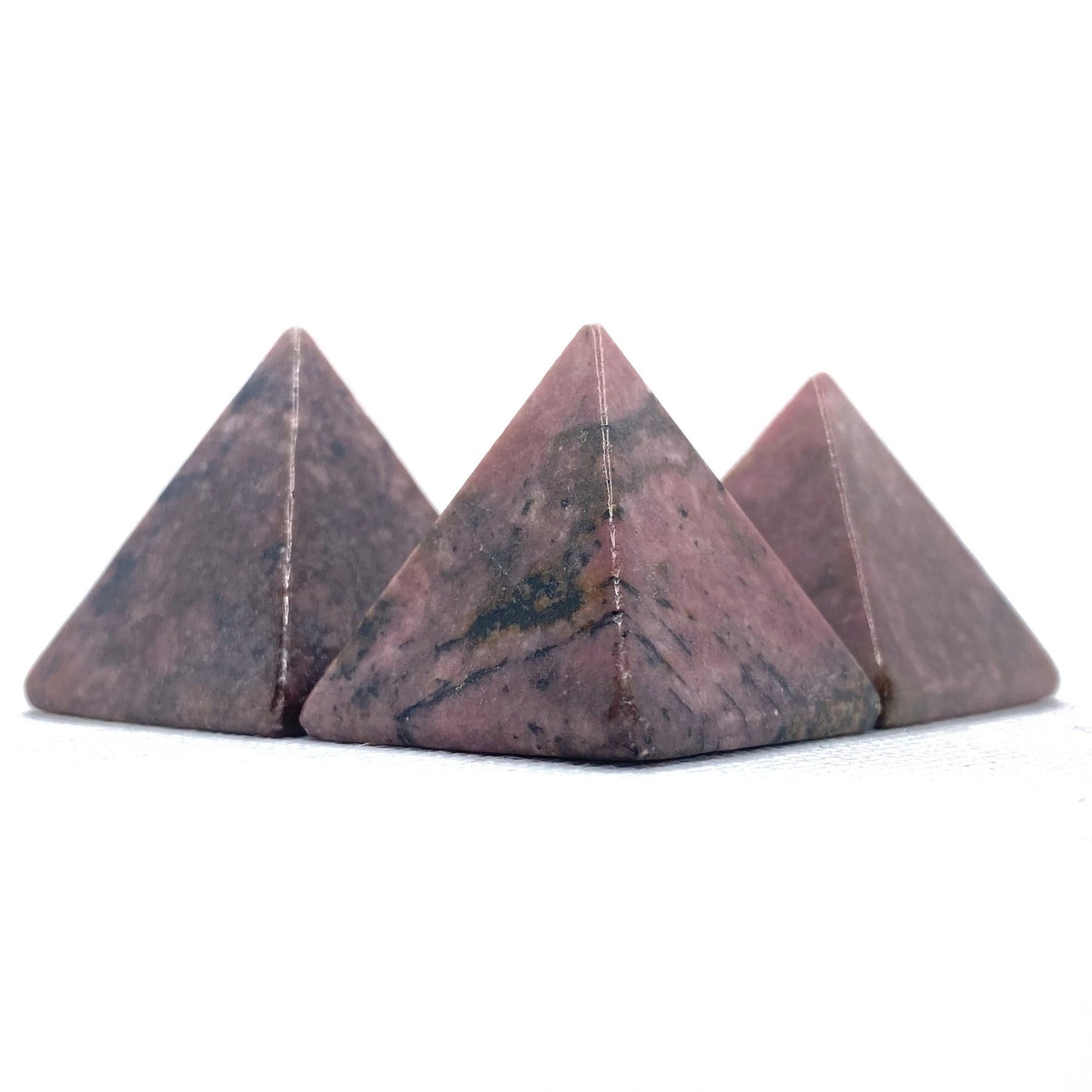 1" Mini Rhodonite Pyramid