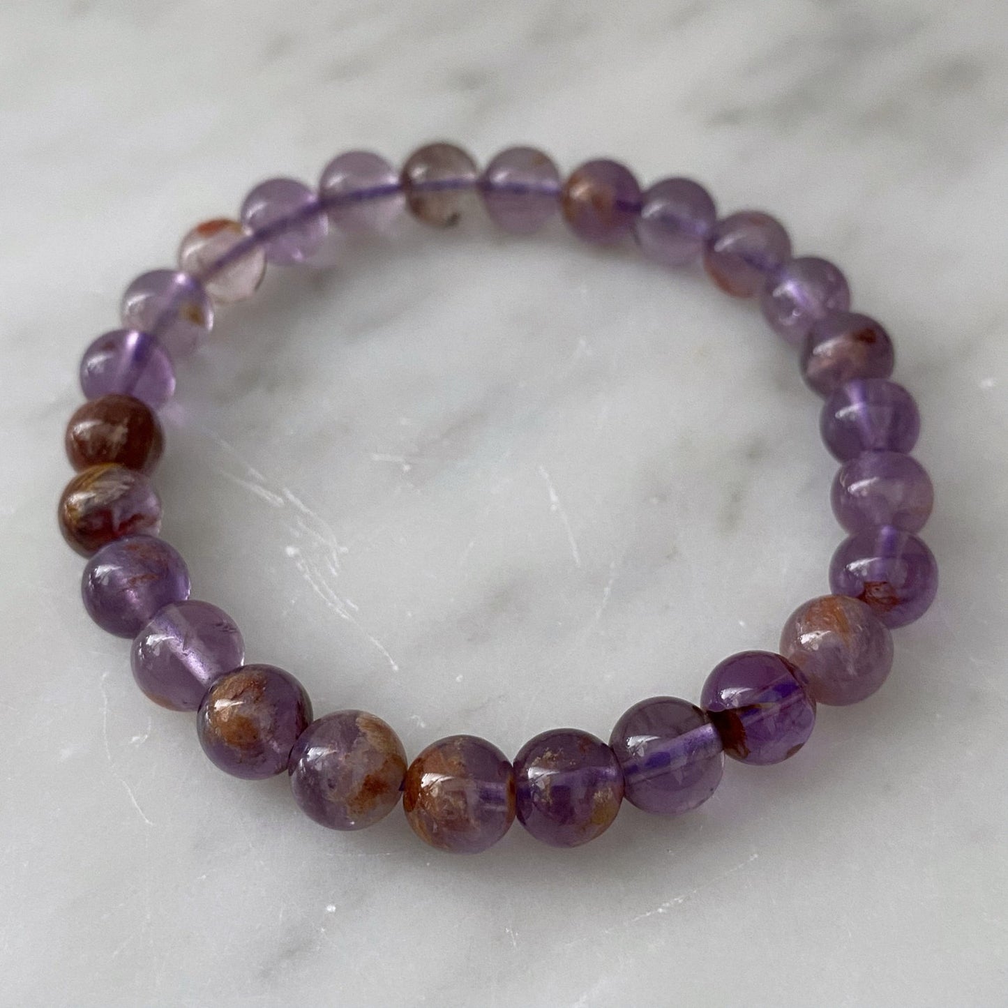 8mm Super Seven Beaded Bracelet