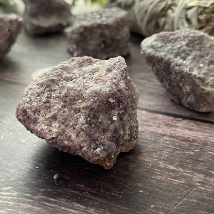 Raw Lepidolite Stones