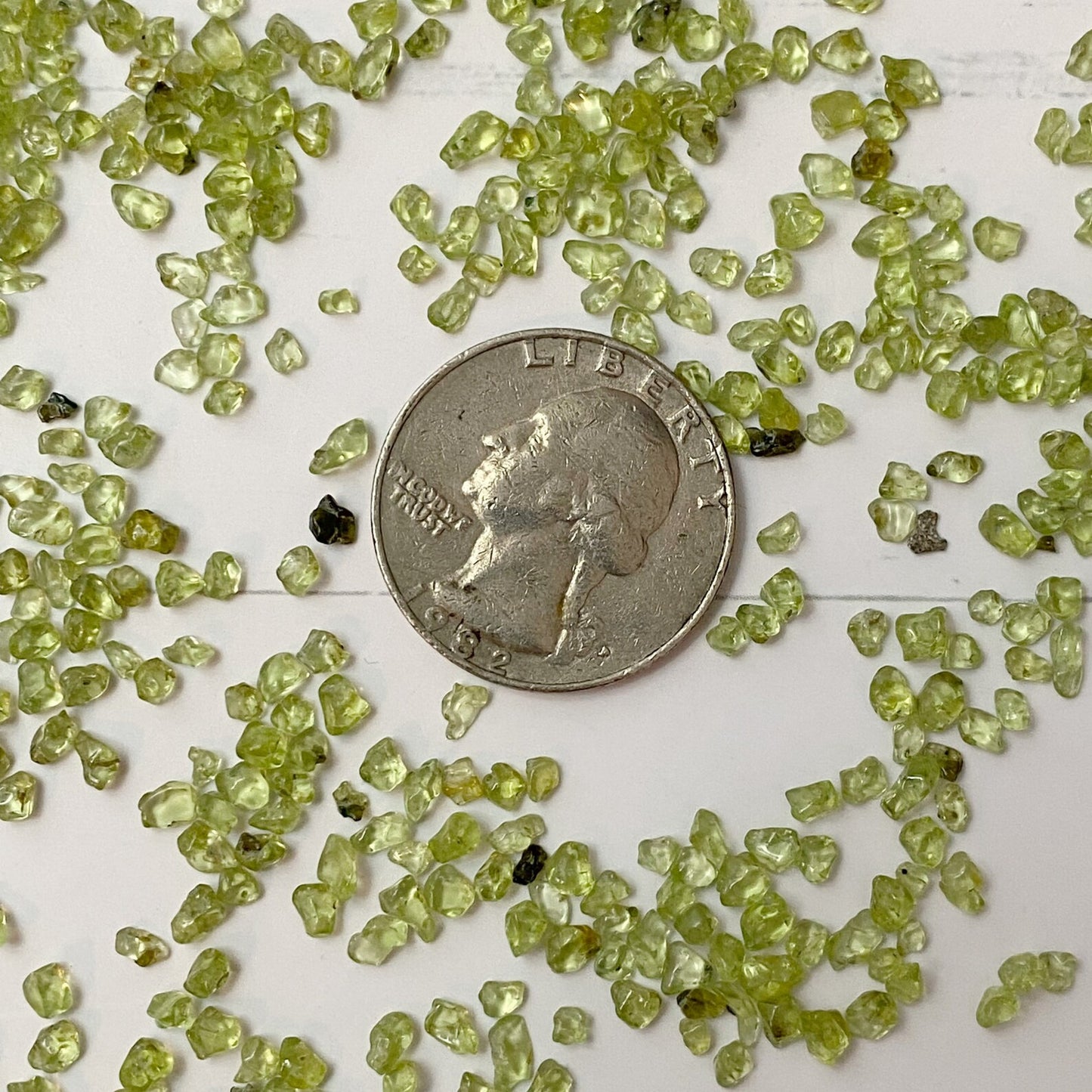 Peridot Crystal Chips