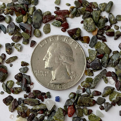 Dragon Blood Jasper Crystal Chips