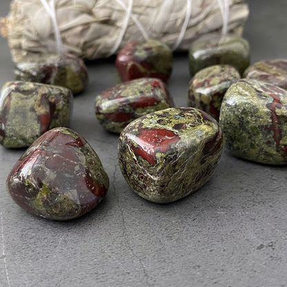 Dragon Blood Jasper Tumbled Stones