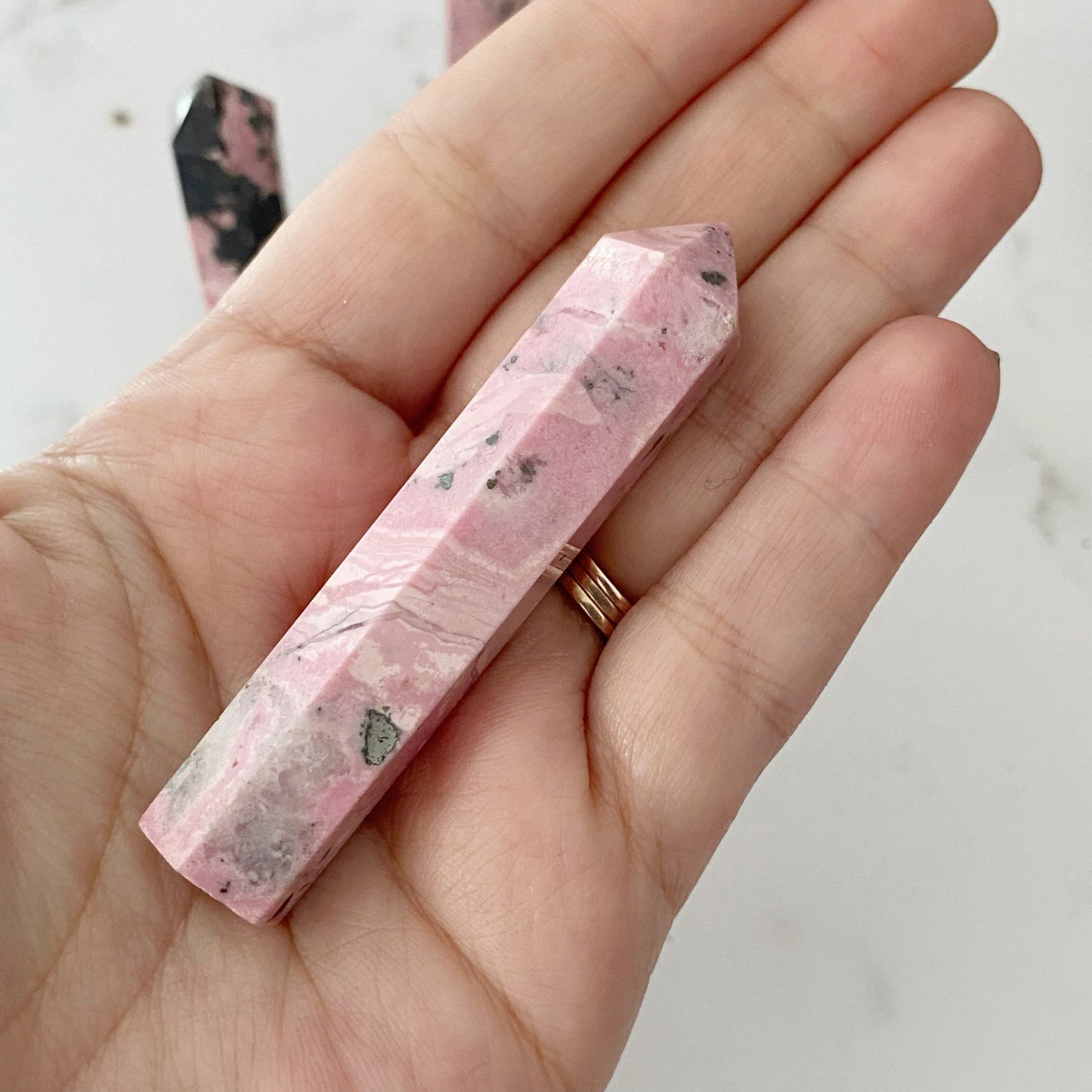 2-3" Rhodonite Point