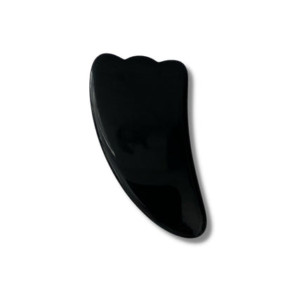 3.75" Black Obsidian Gua Sha Massager