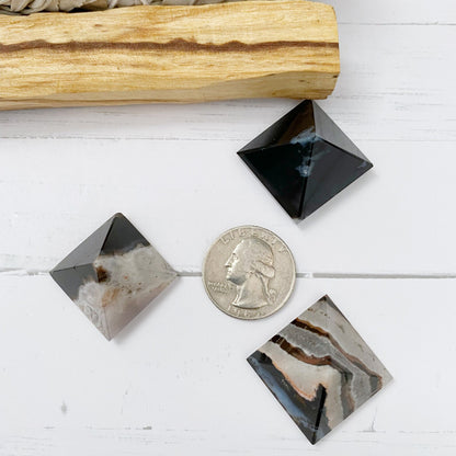 1" Mini Sardonyx Pyramid