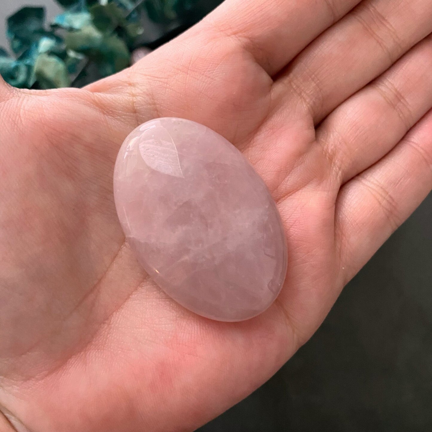 Rose Quartz Palm Stones