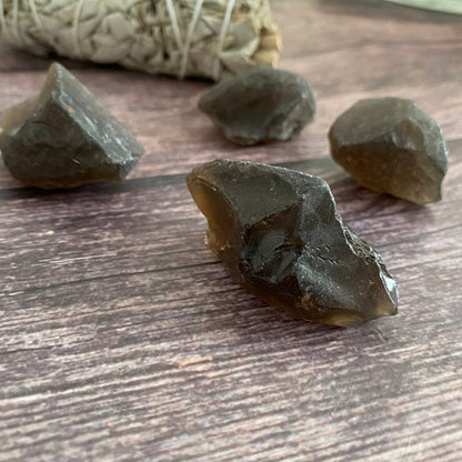 Raw Smoky Quartz Stones