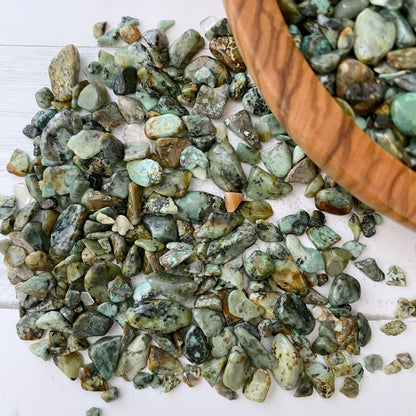 African Turquoise Crystal Chips