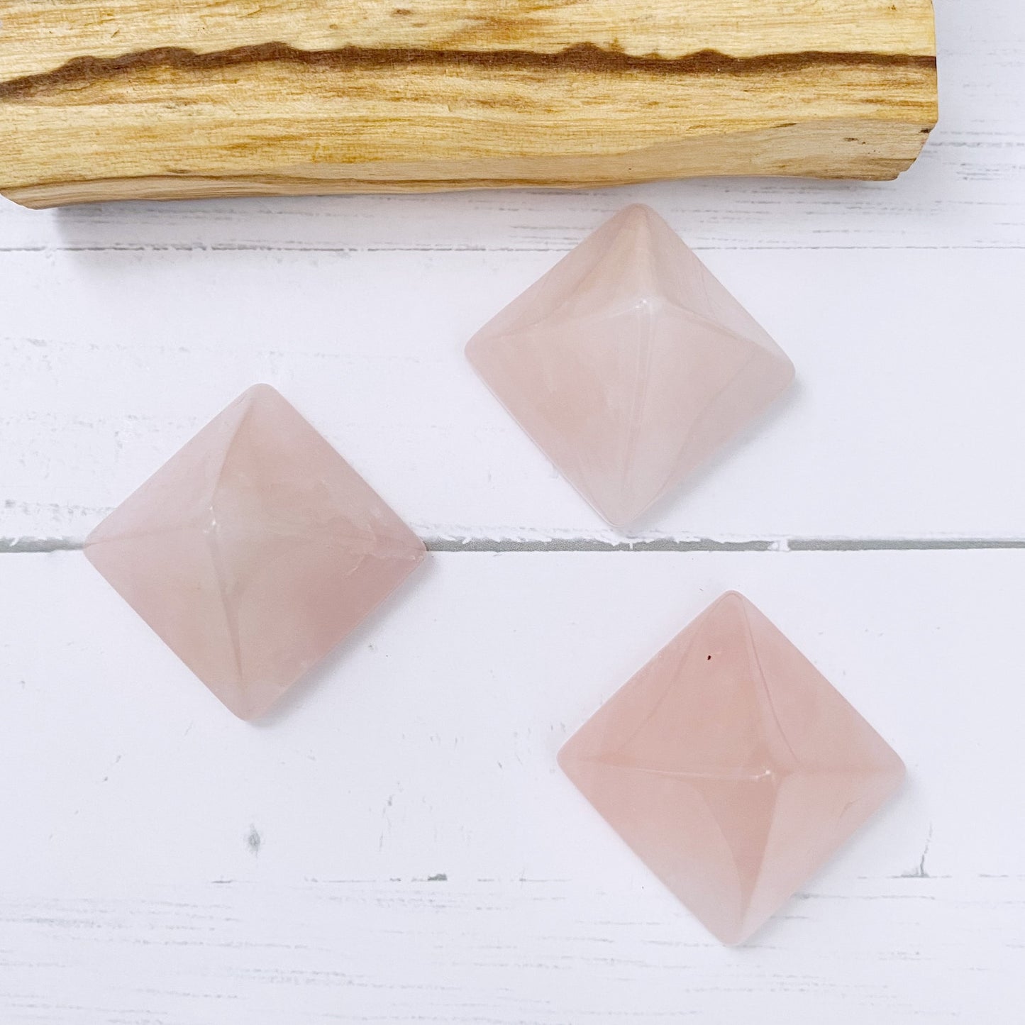 1" Mini Rose Quartz Pyramid