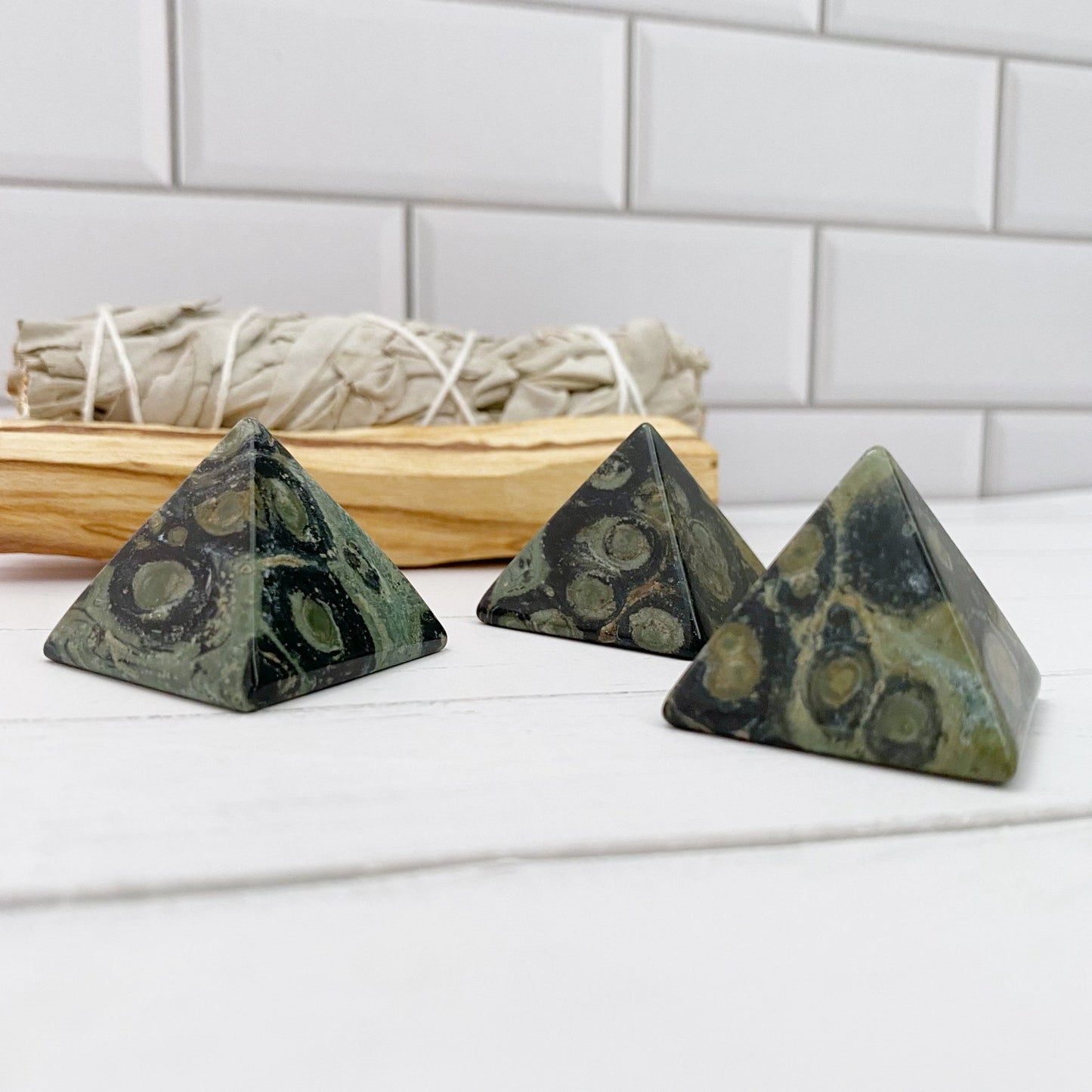 1" Mini Kambaba Jasper Pyramid