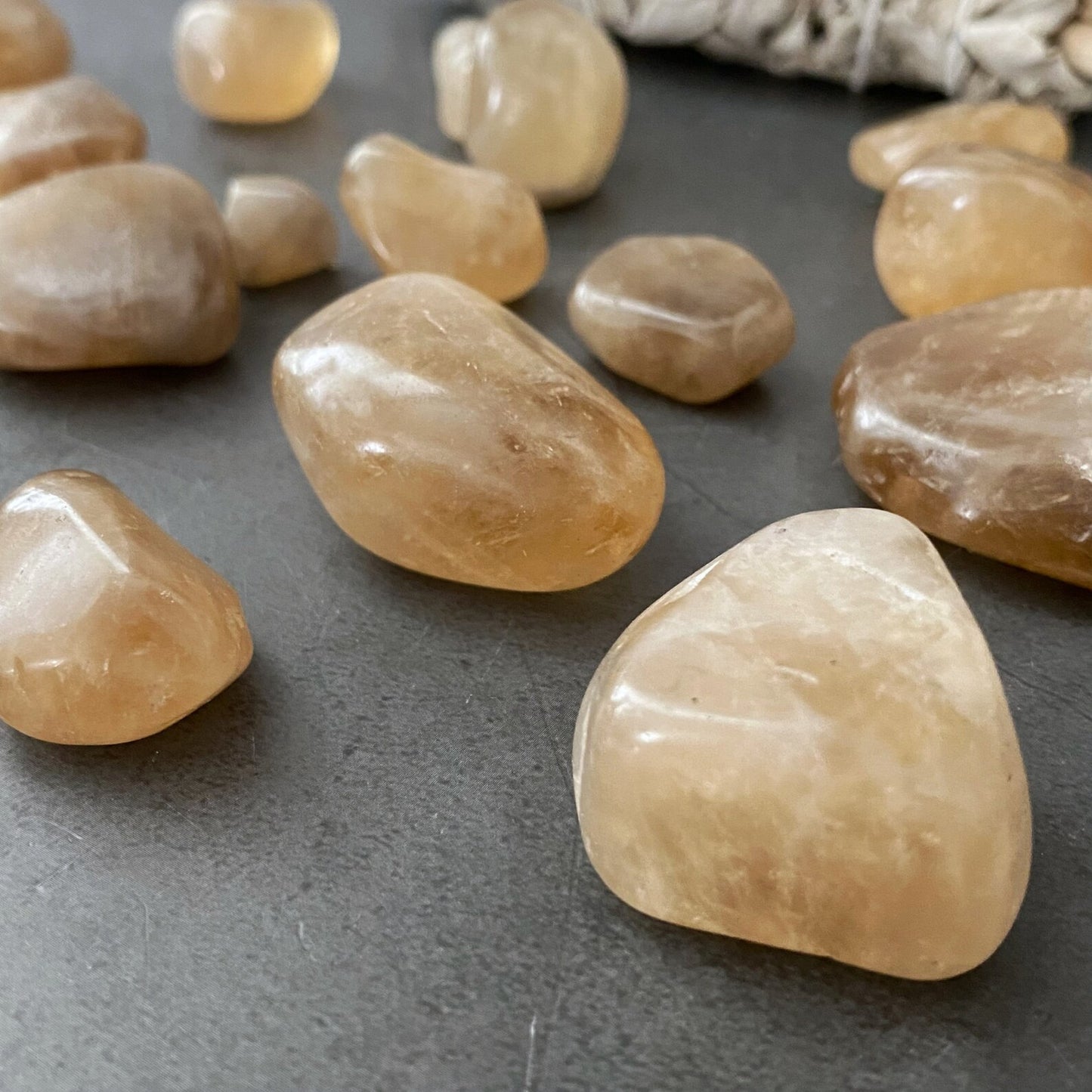 Natural Citrine Tumbled Stones