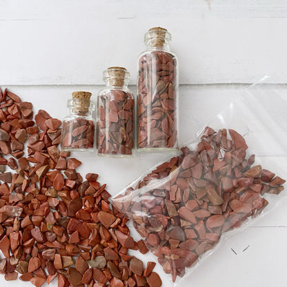 Red Jasper Crystal Chips