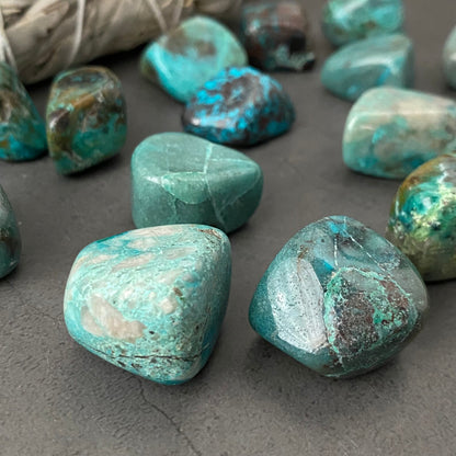 Chrysocolla Tumbled Stones