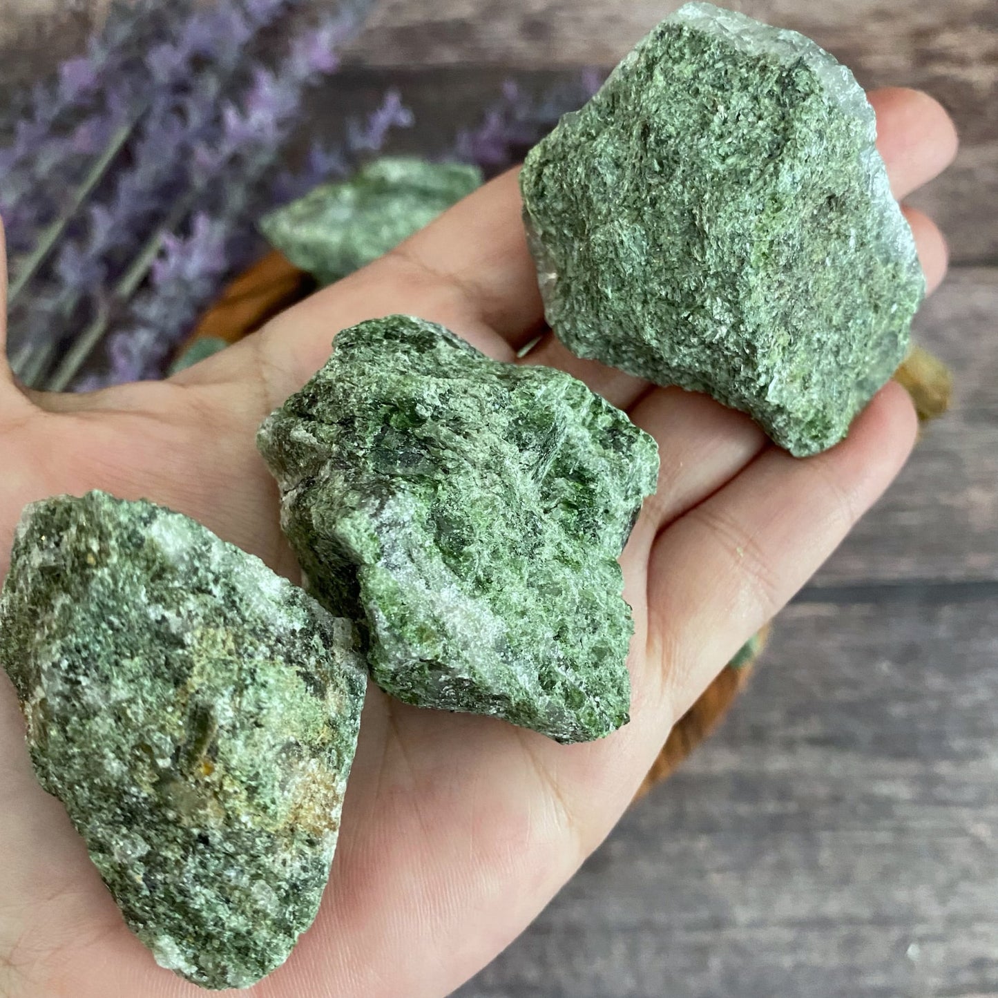 Raw Diopside Stones