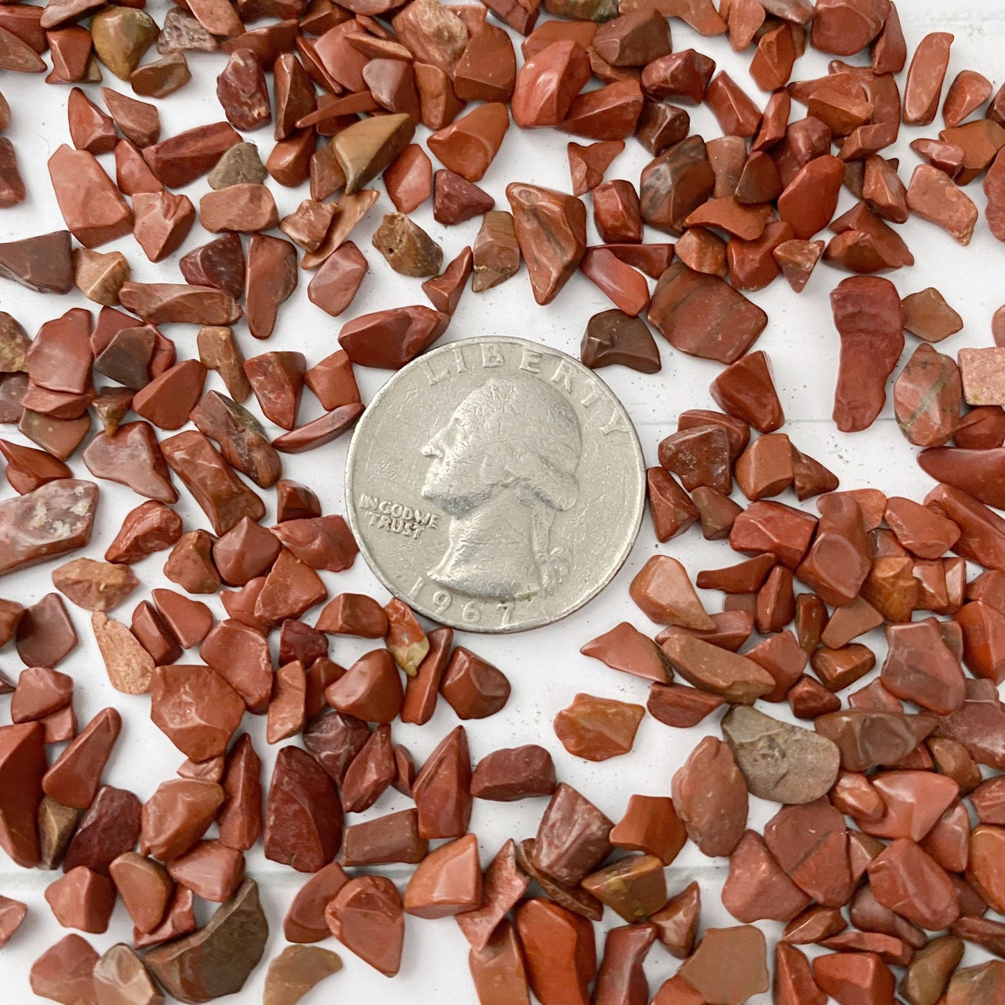 Red Jasper Crystal Chips