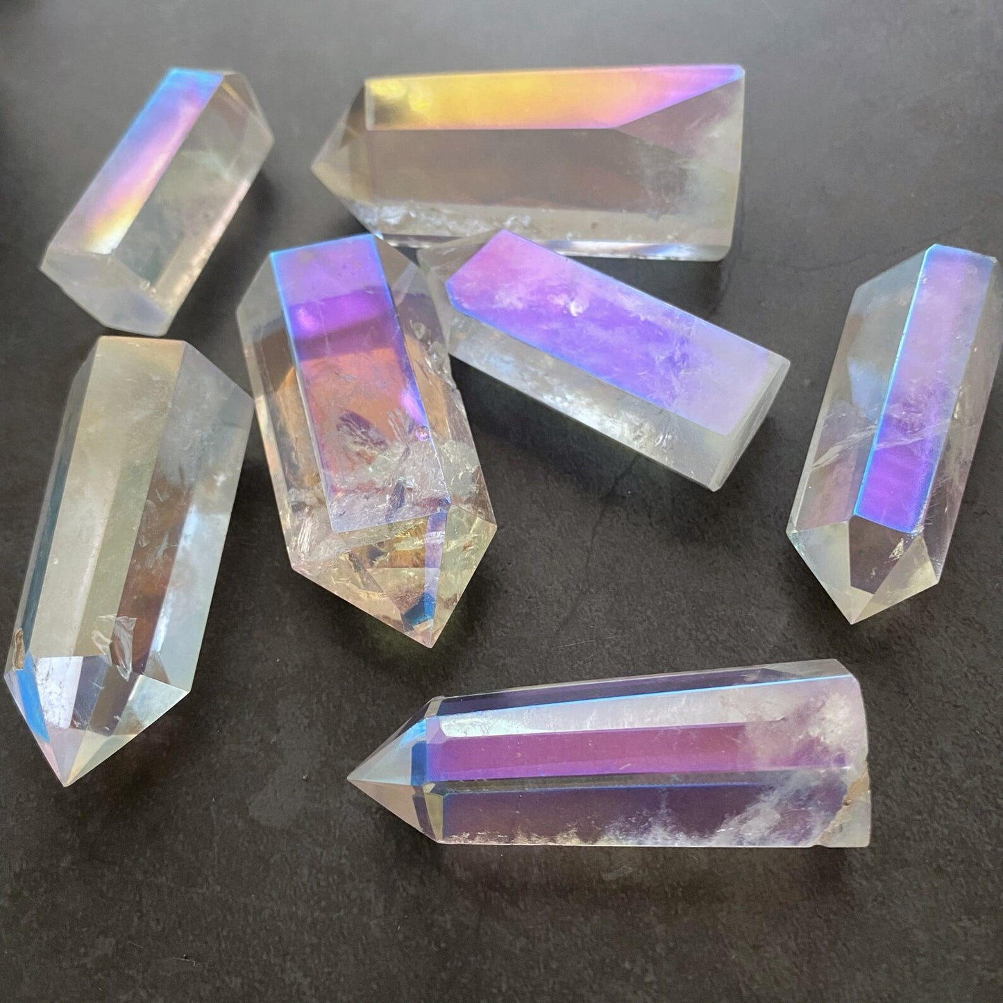 2-4" Polished Angel Aura Quartz Point