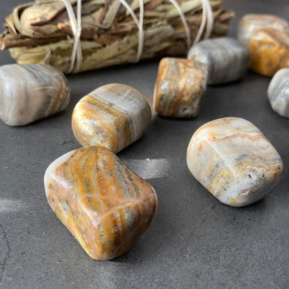 Banded Onyx Tumbled Stones