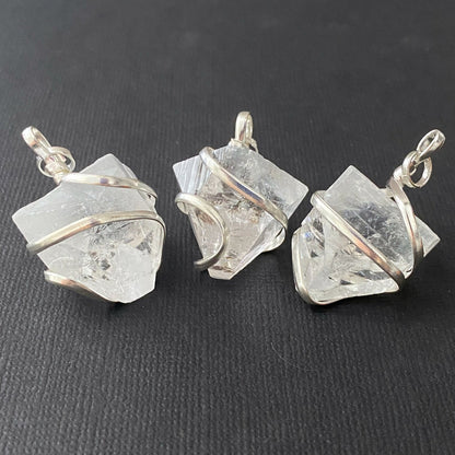 Raw Apophyllite Pendant