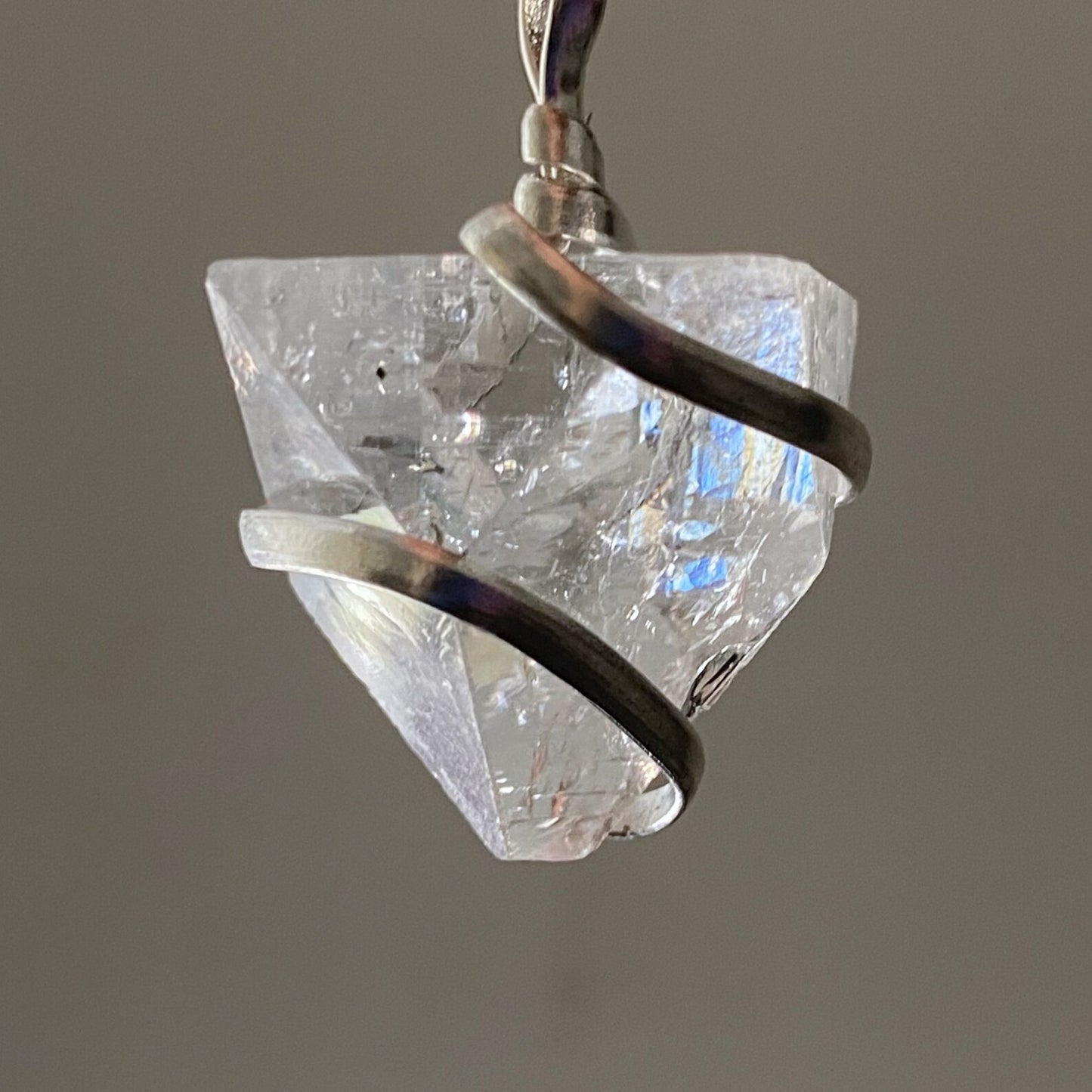 Raw Apophyllite Pendant