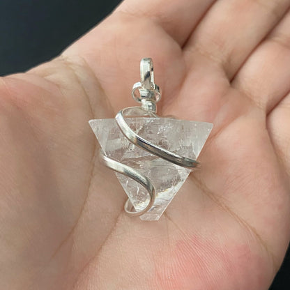 Raw Apophyllite Pendant