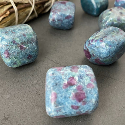 Ruby Kyanite Tumbled Stones