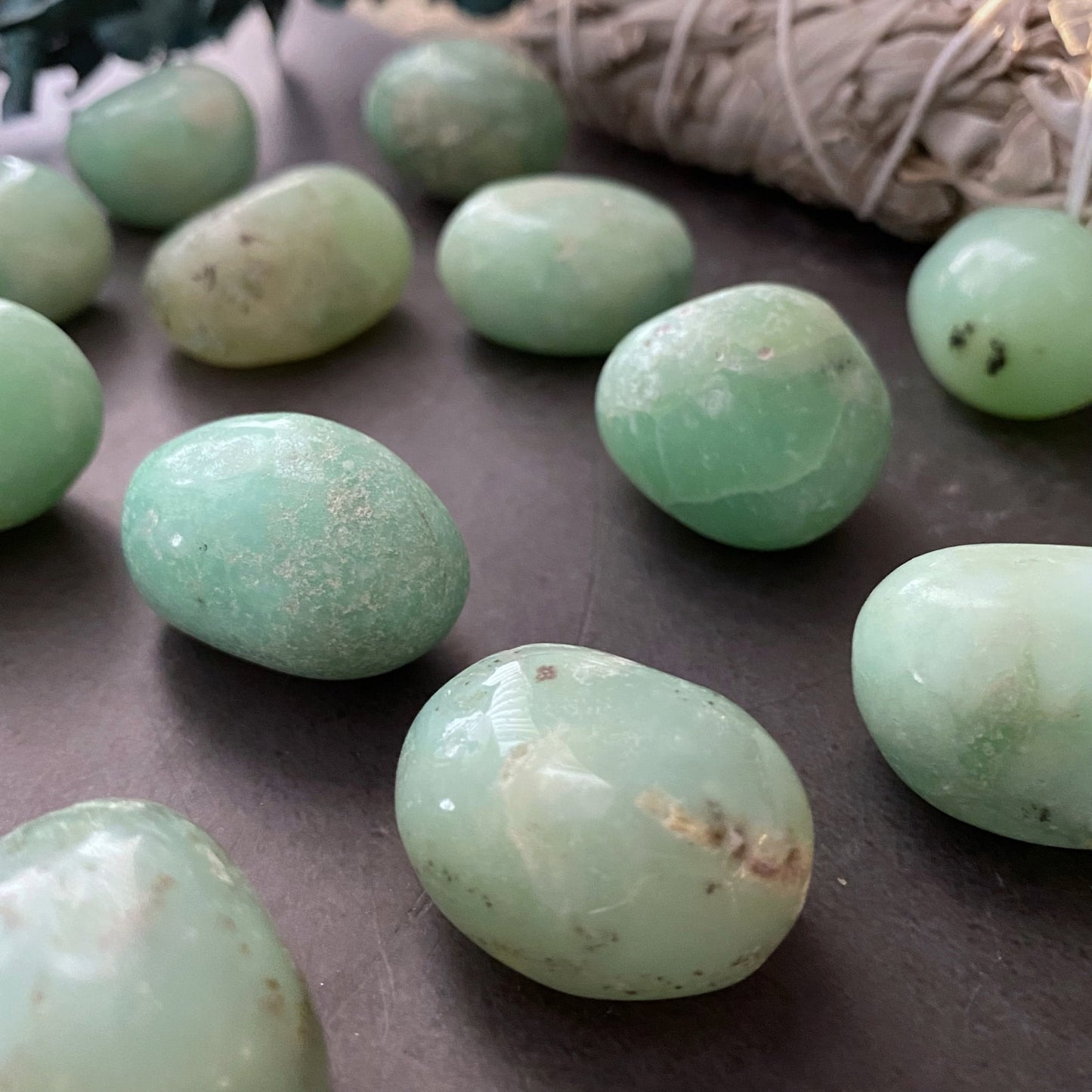 Chrysoprase Tumbled Stones