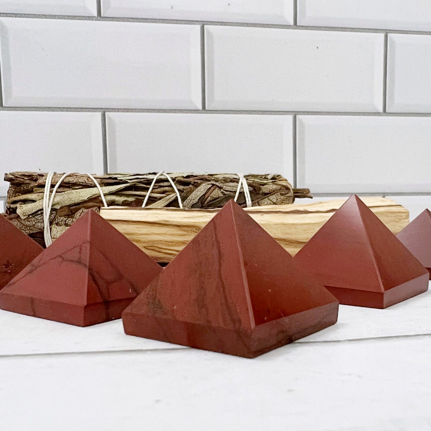 1" Mini Red Jasper Pyramid