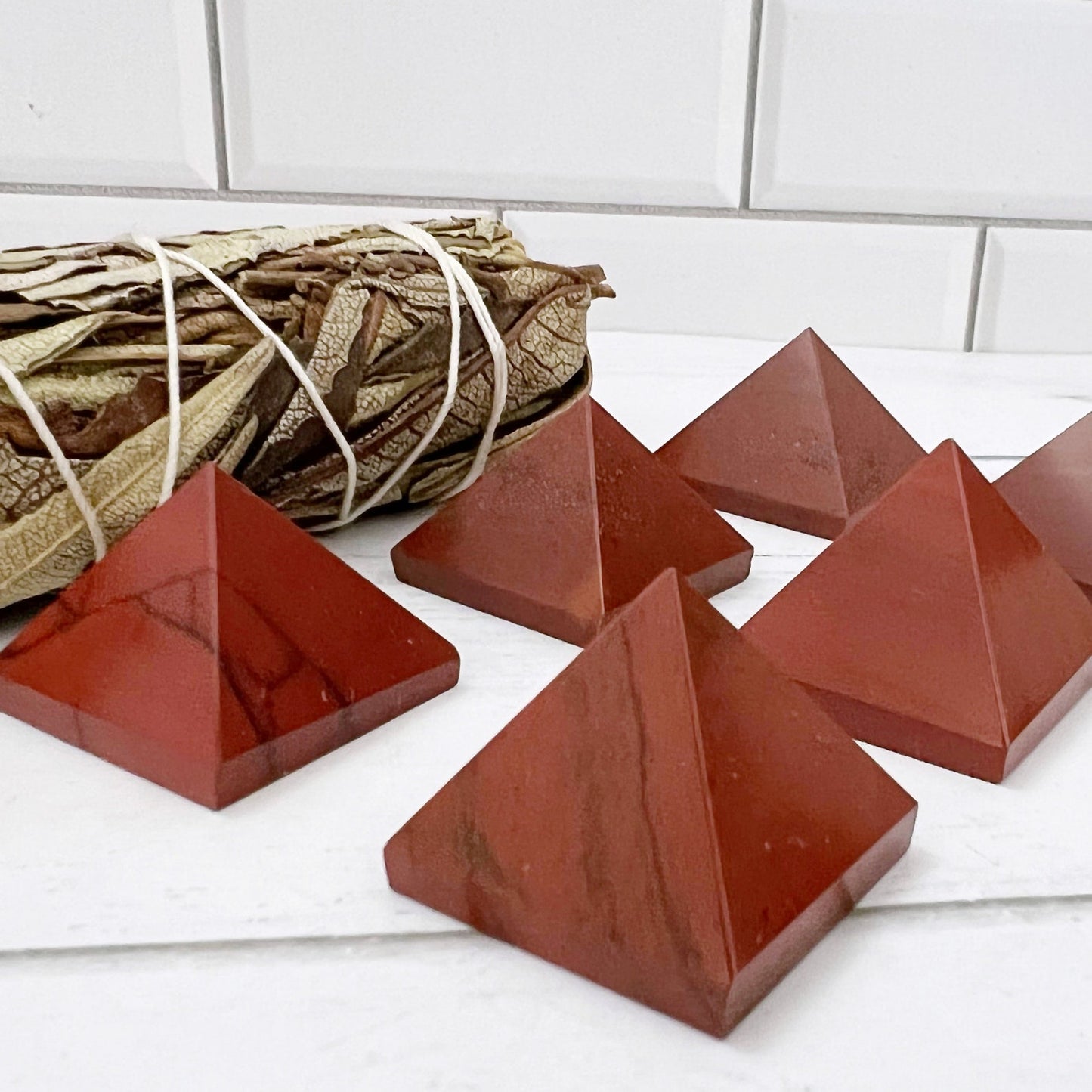 1" Mini Red Jasper Pyramid