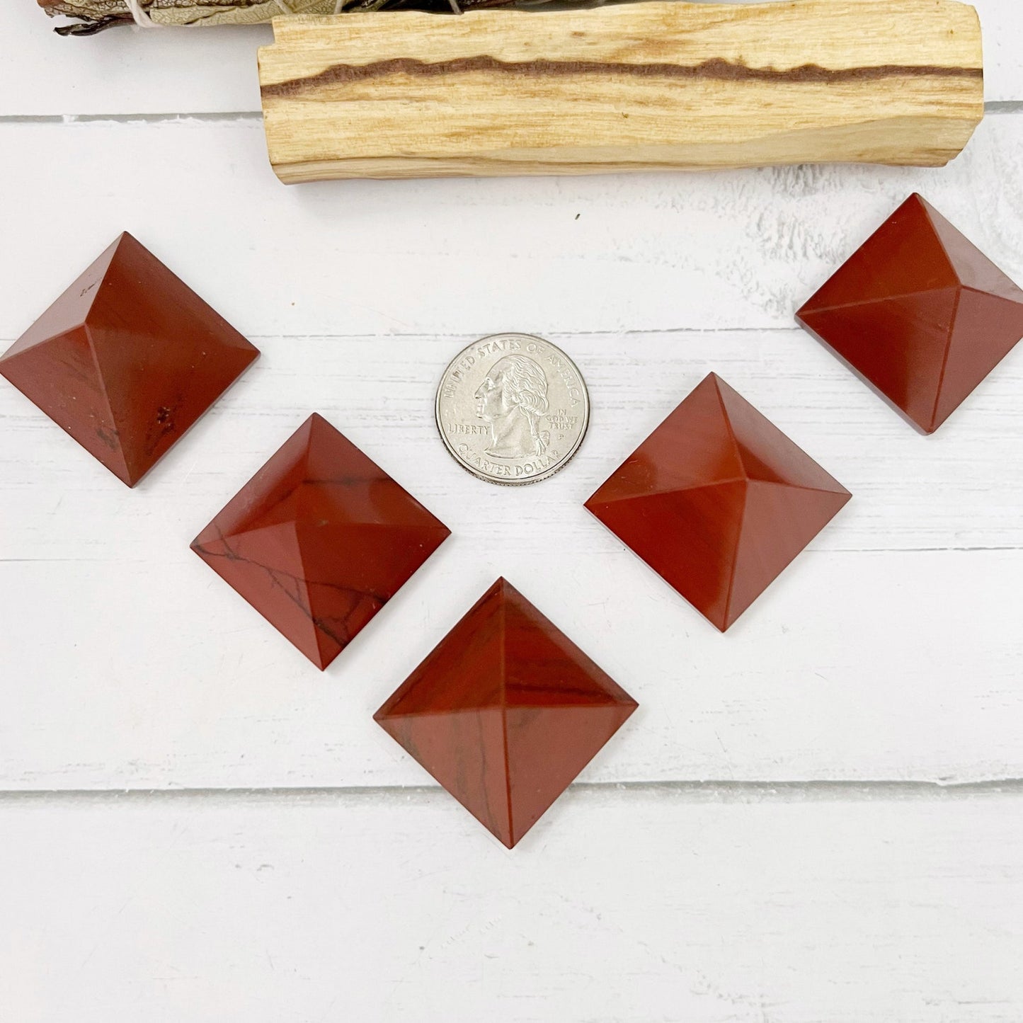 1" Mini Red Jasper Pyramid