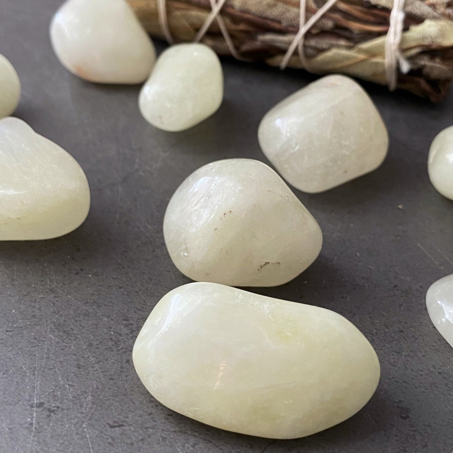 Natural Lemon Quartz Tumbled Stones