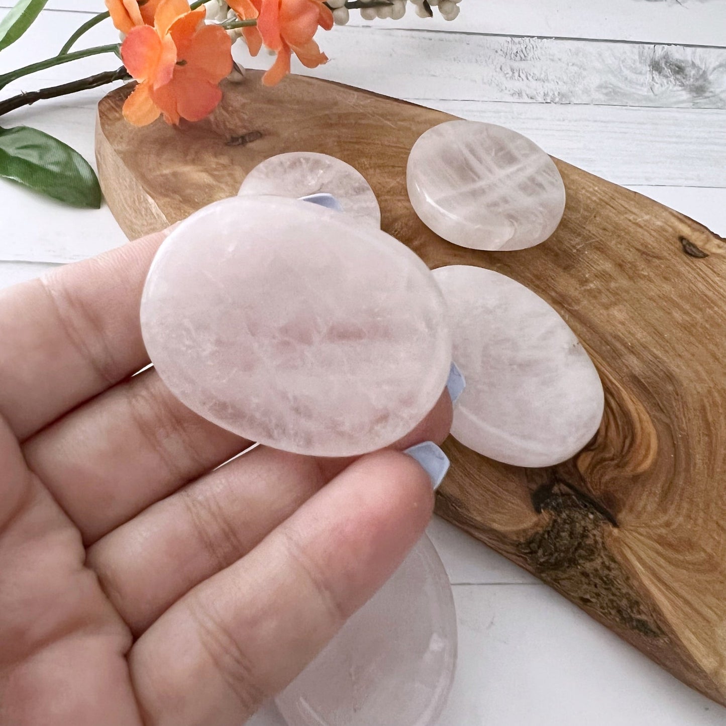 Rose Quartz Worry Stones