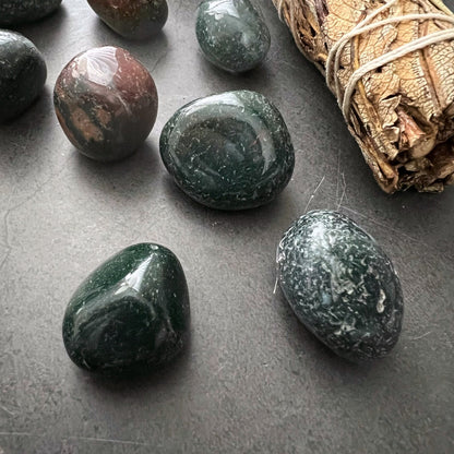 Bloodstone Tumbled Stones